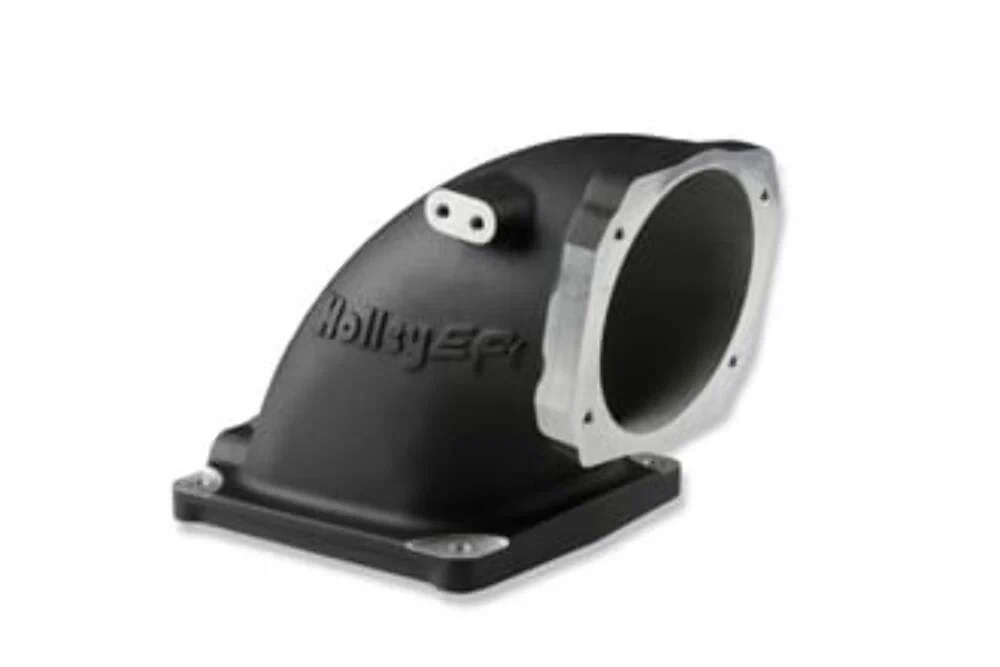Black Cast Aluminum 4500 EFI Throttle Body Intake Elbow-Ls 300-248BK